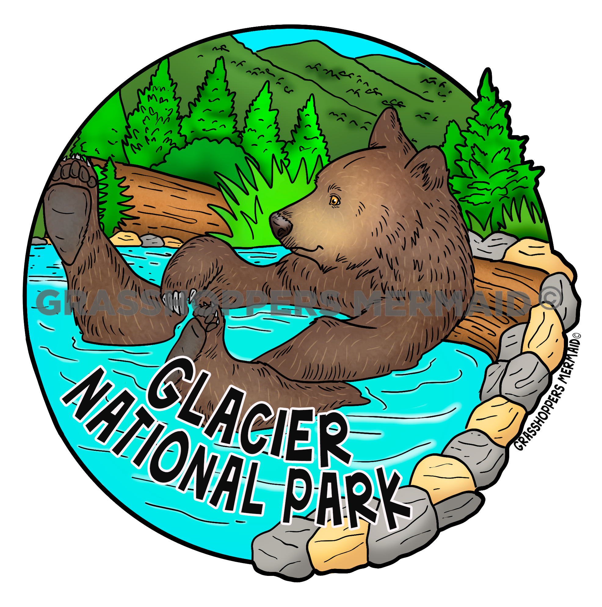 Hot Tub Bear Realistic