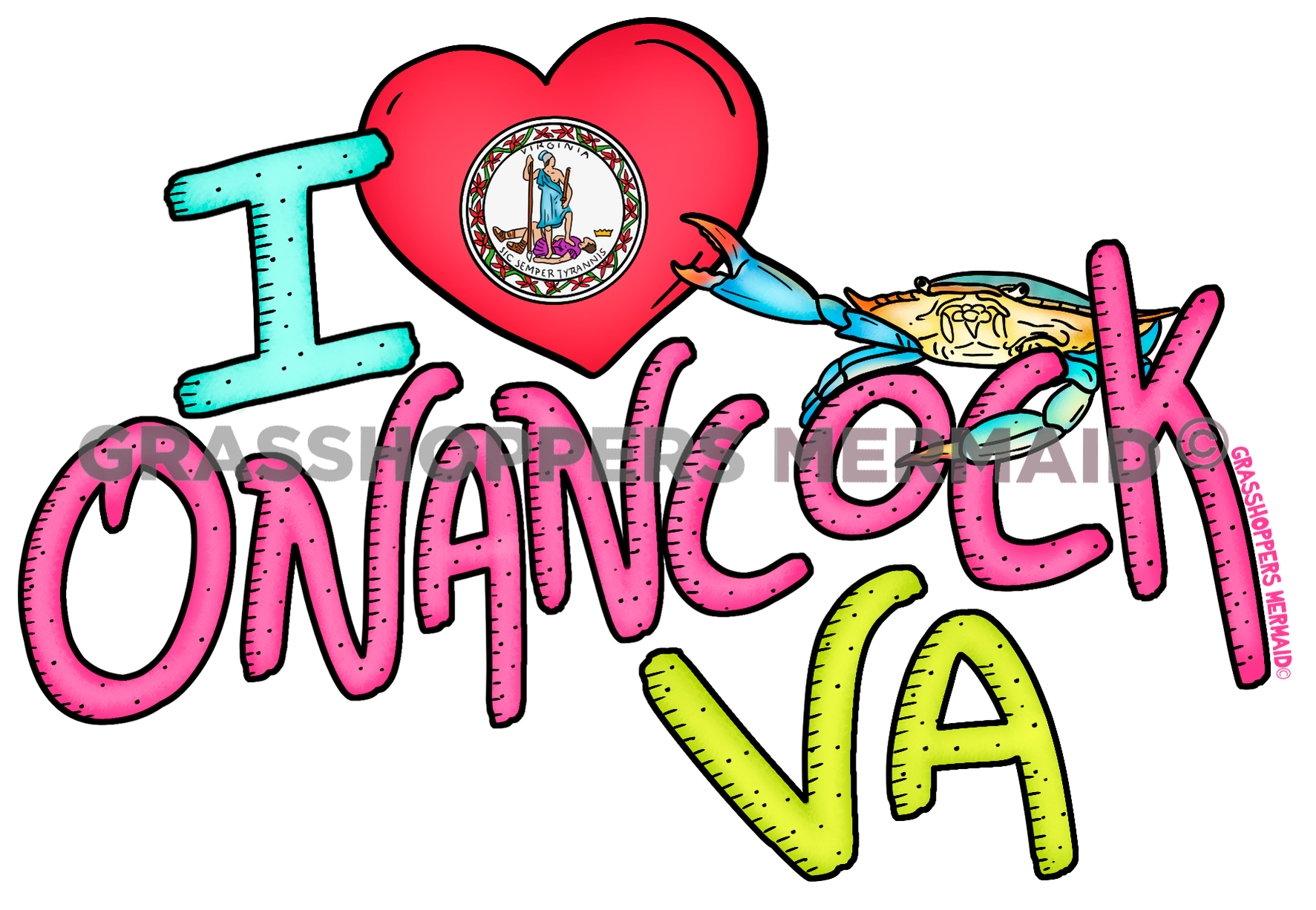 I Heart Onancock, VA Text