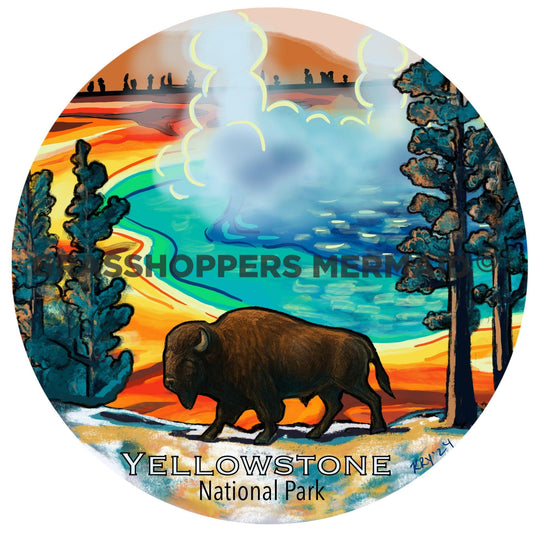 Grand Prismatic Bison