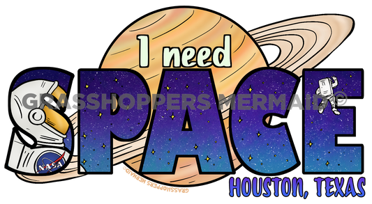 I Need Space Text