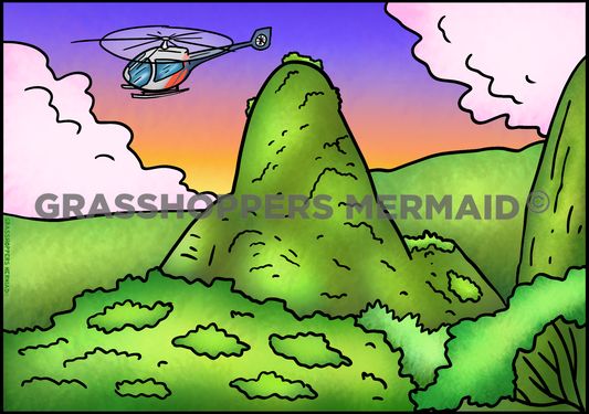Iao Needle Helicopter
