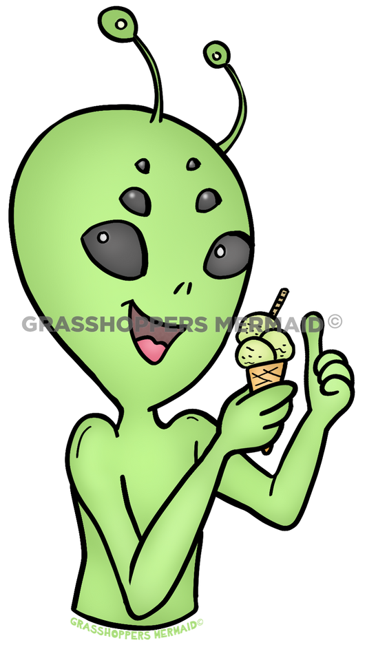 Ice Cream Cone Alien