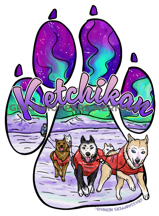 Iditarod Paw Print