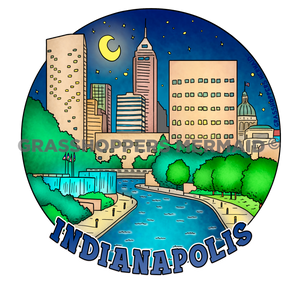 Indianapolis at Night