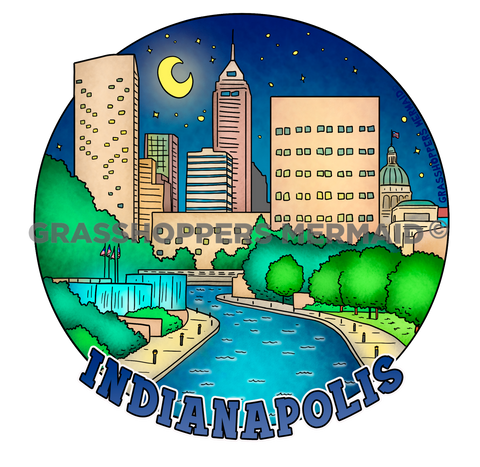 Indianapolis at Night