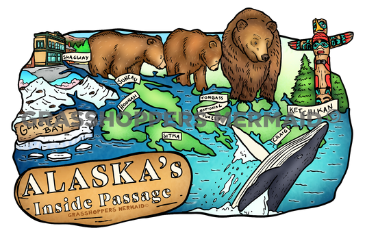 Inside Passage Animal Map