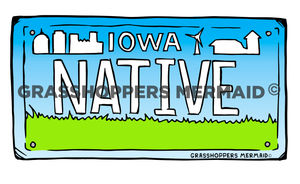 Iowa Native Plate