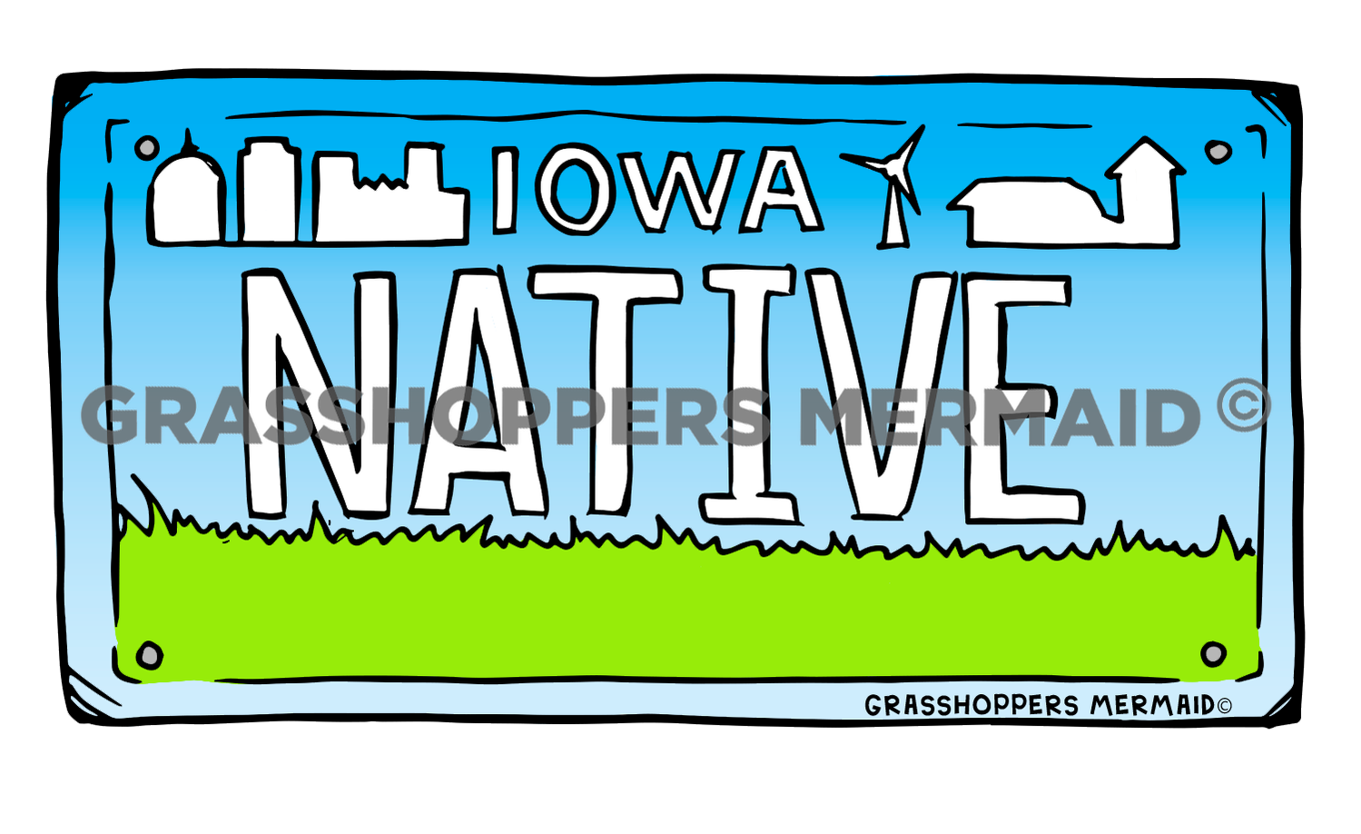 Iowa Native Plate