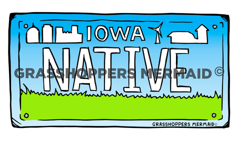 Iowa Native Plate