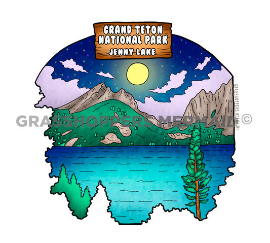 Jenny Lake Night