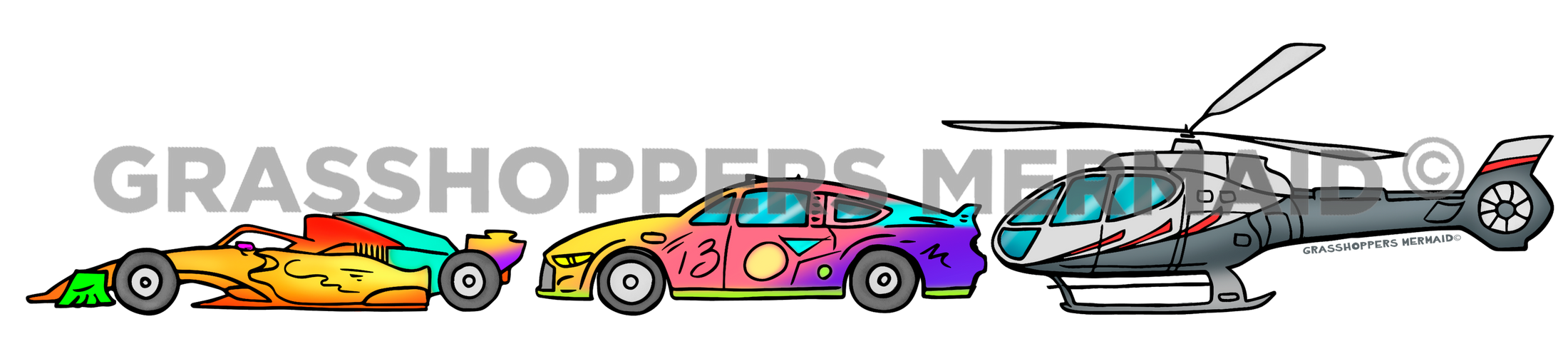 Kart, Nascar & Helicopter