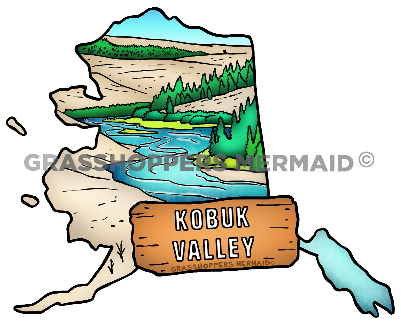 Kobuk Valley AK Outline