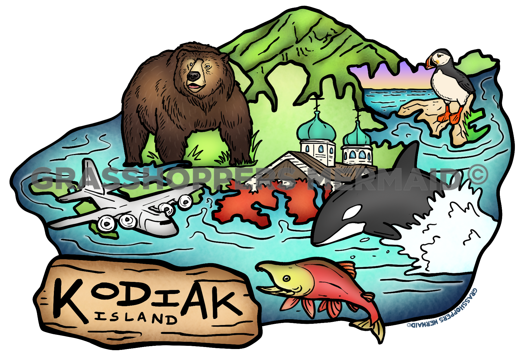 Kodiak Map