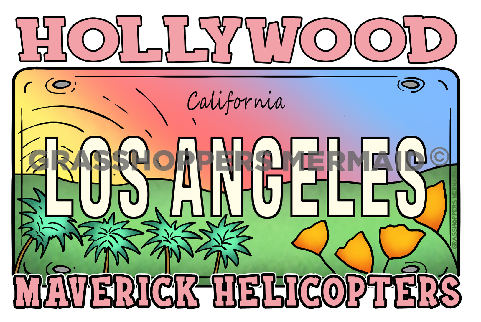 LA License Plate