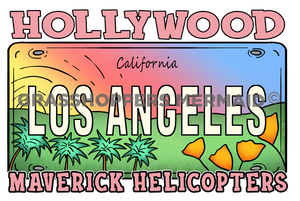 LA License Plate