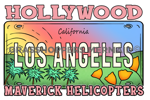LA License Plate