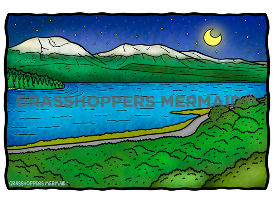 Lake Dillon Night Scene