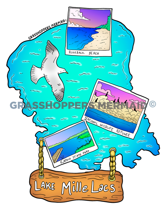 Lake Mille Lacs Map
