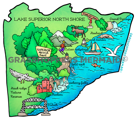 Lake Superior Map