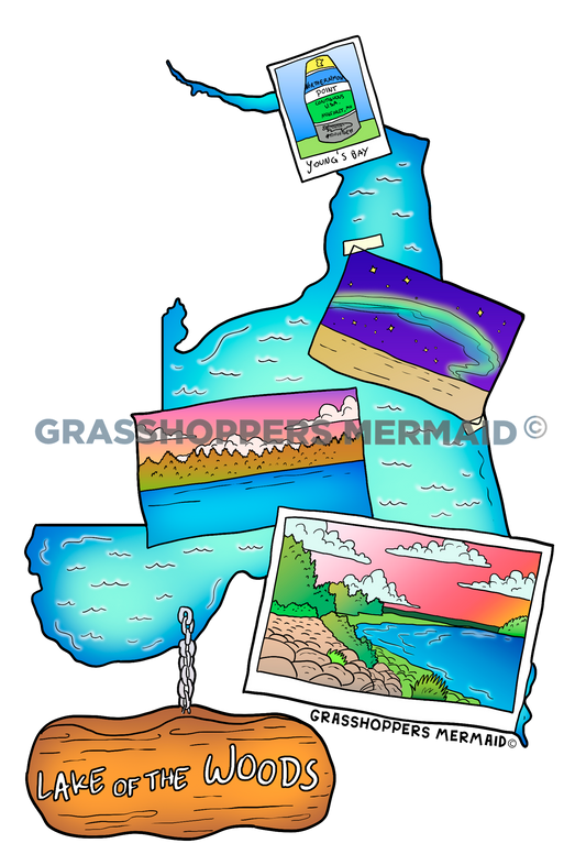 Lake of the Woods Map