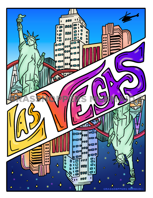 Las Vegas City & Text