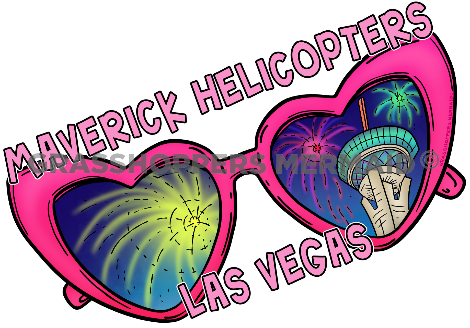 Las Vegas Heart Sunnies