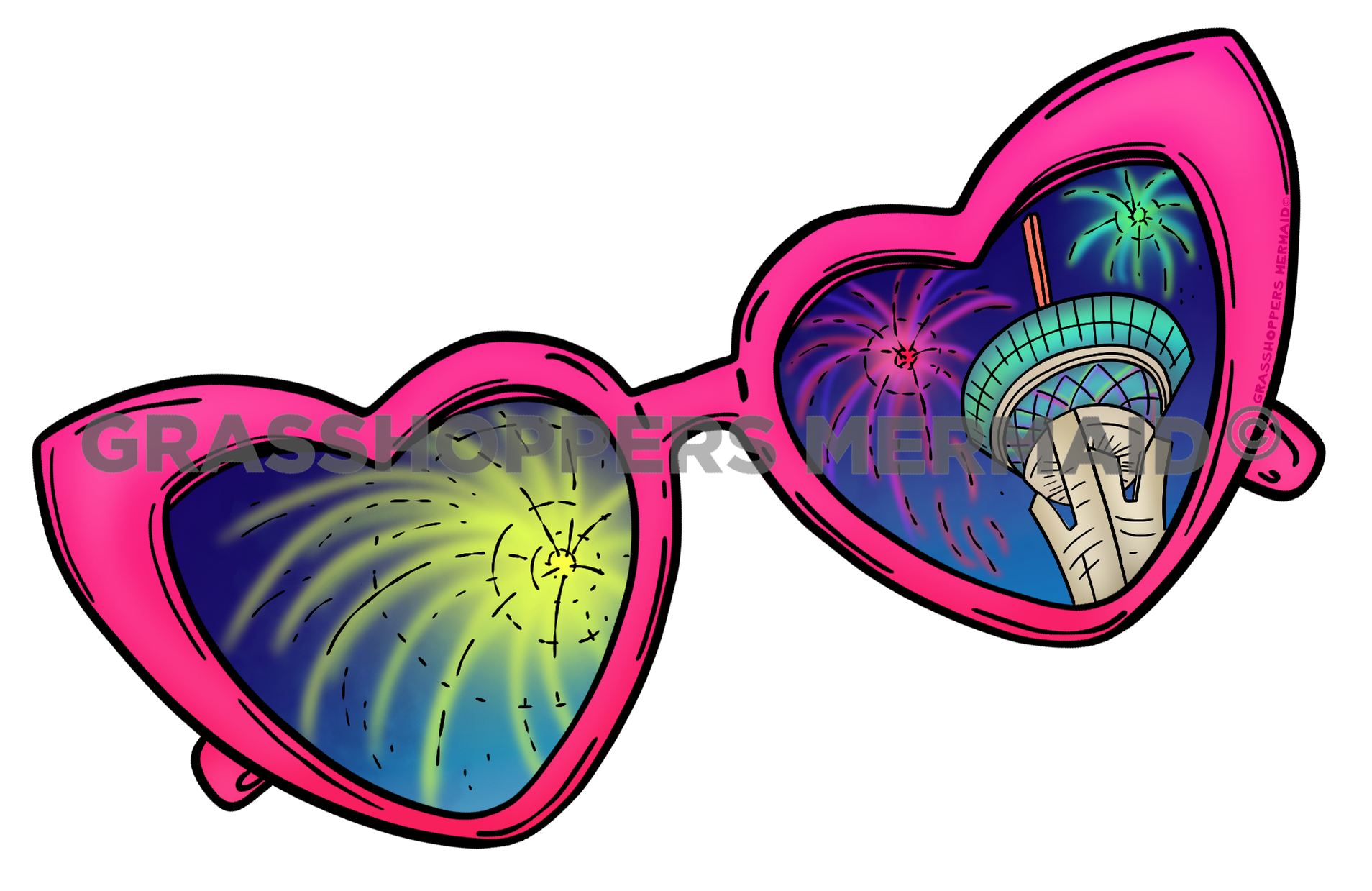 Las Vegas Heart Sunnies