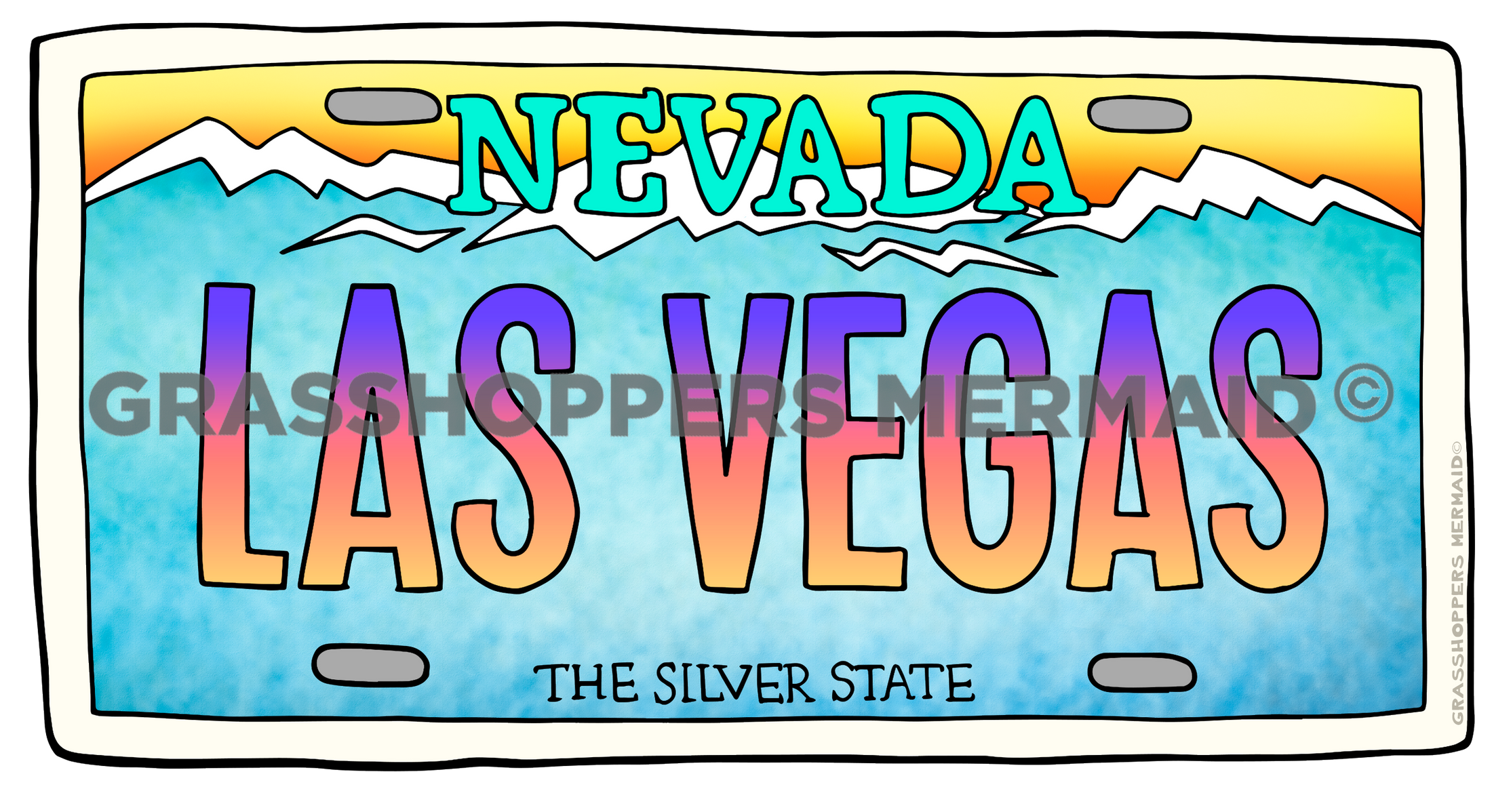 Las Vegas License Plate