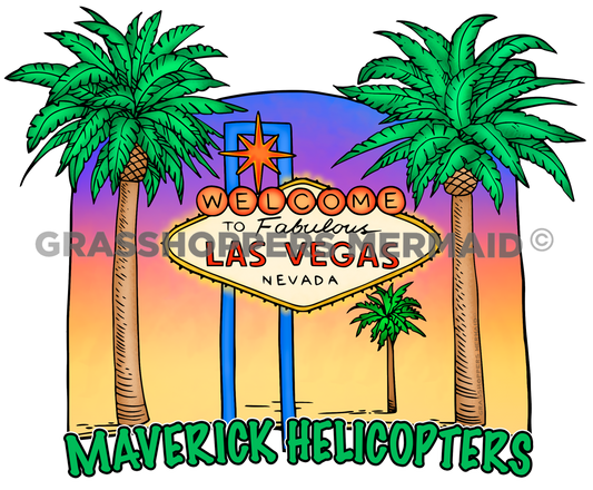 Las Vegas Sign with Palm Trees