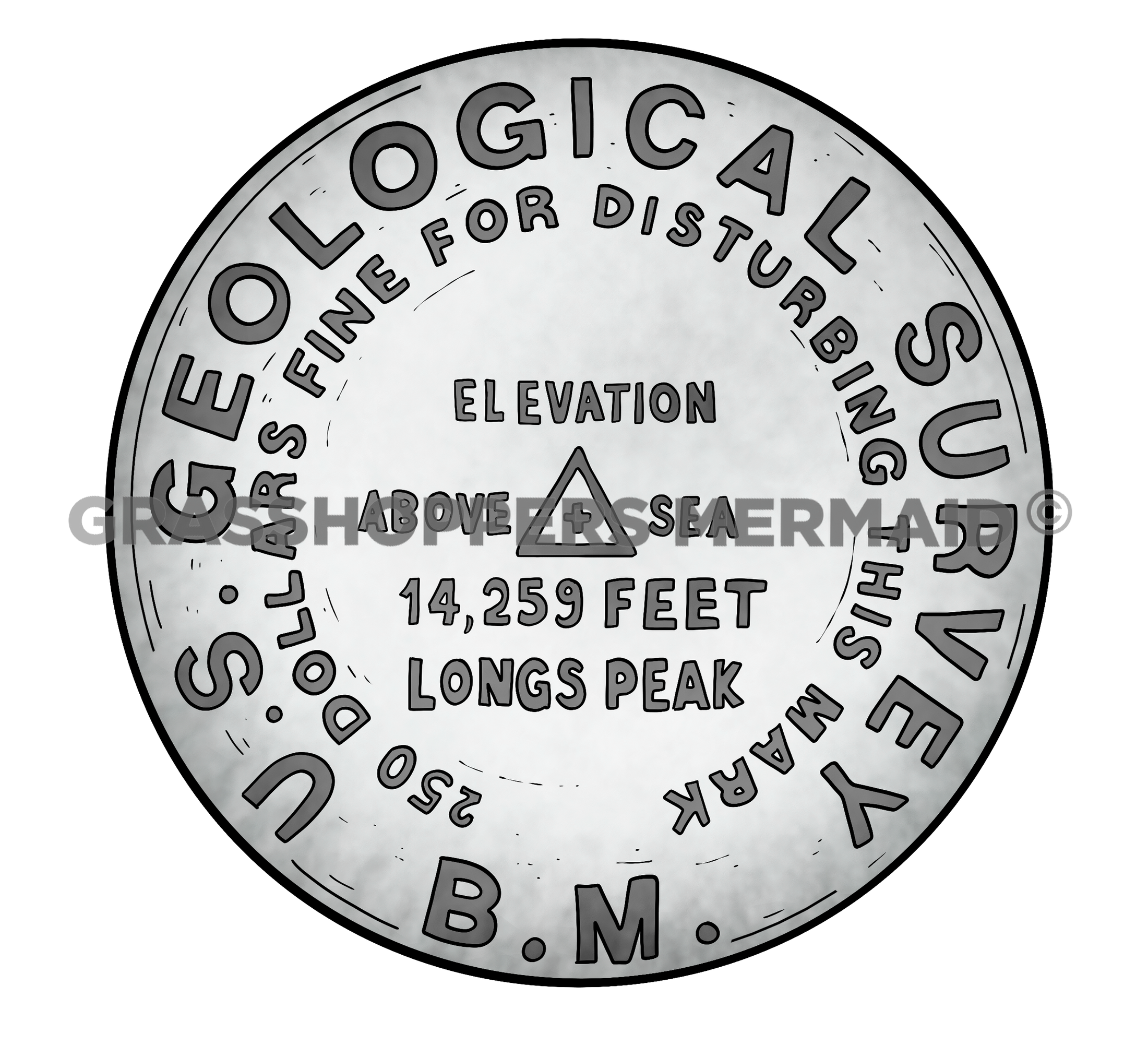 Longs Peak Survey Marker
