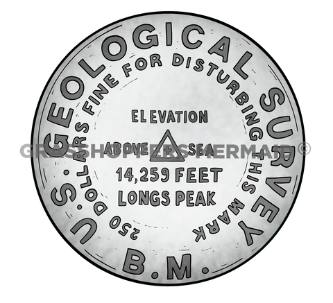 Longs Peak Survey Marker