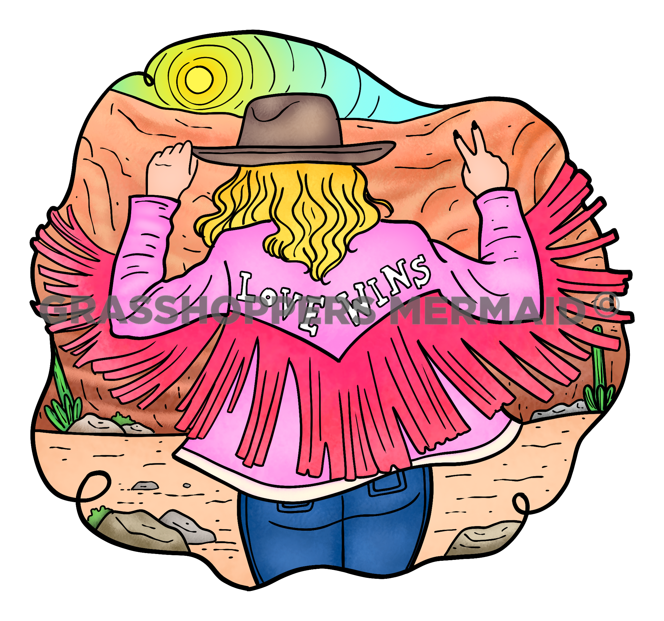 Love Wins Cowgirl
