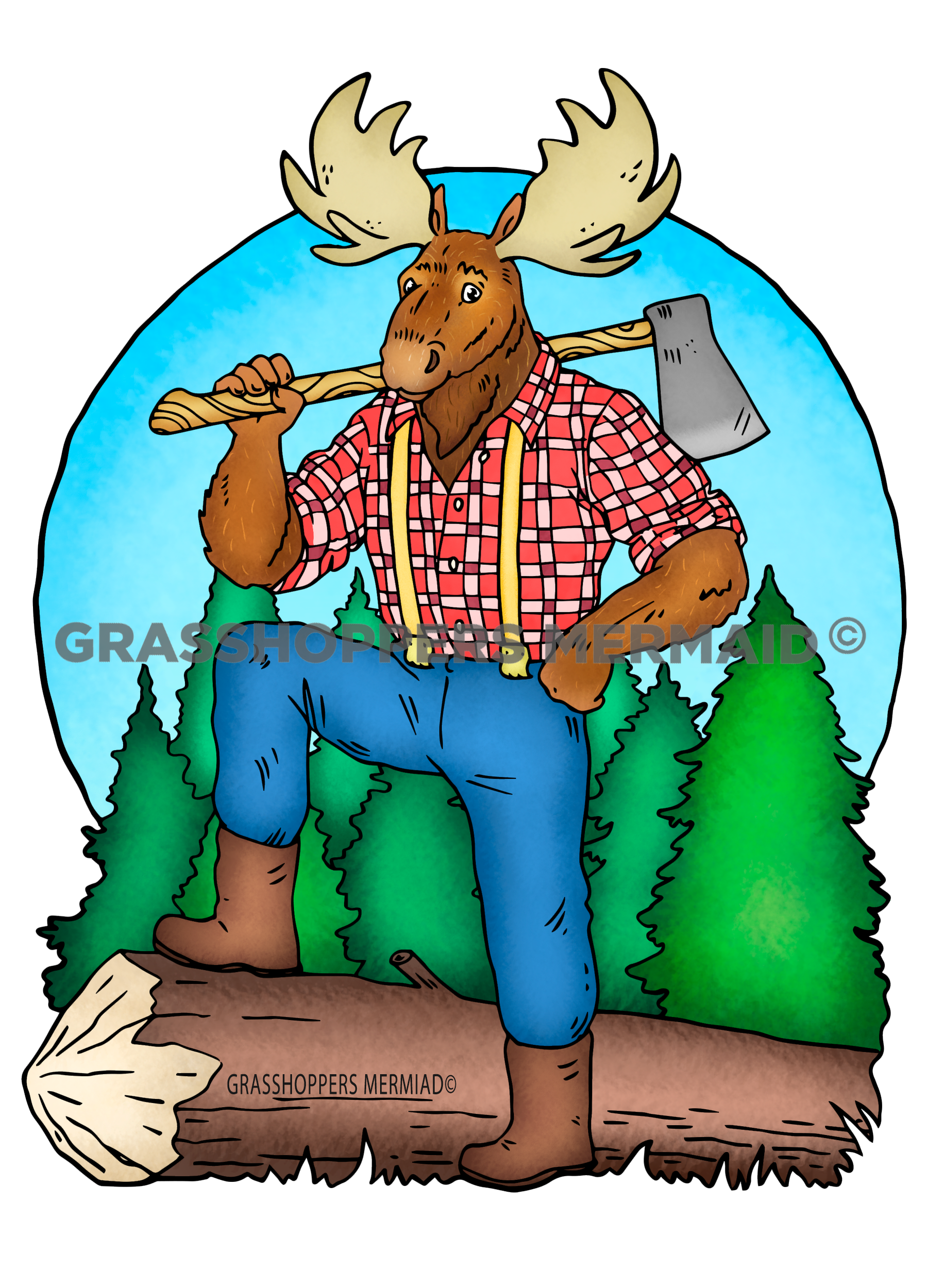 Lumberjack Moose