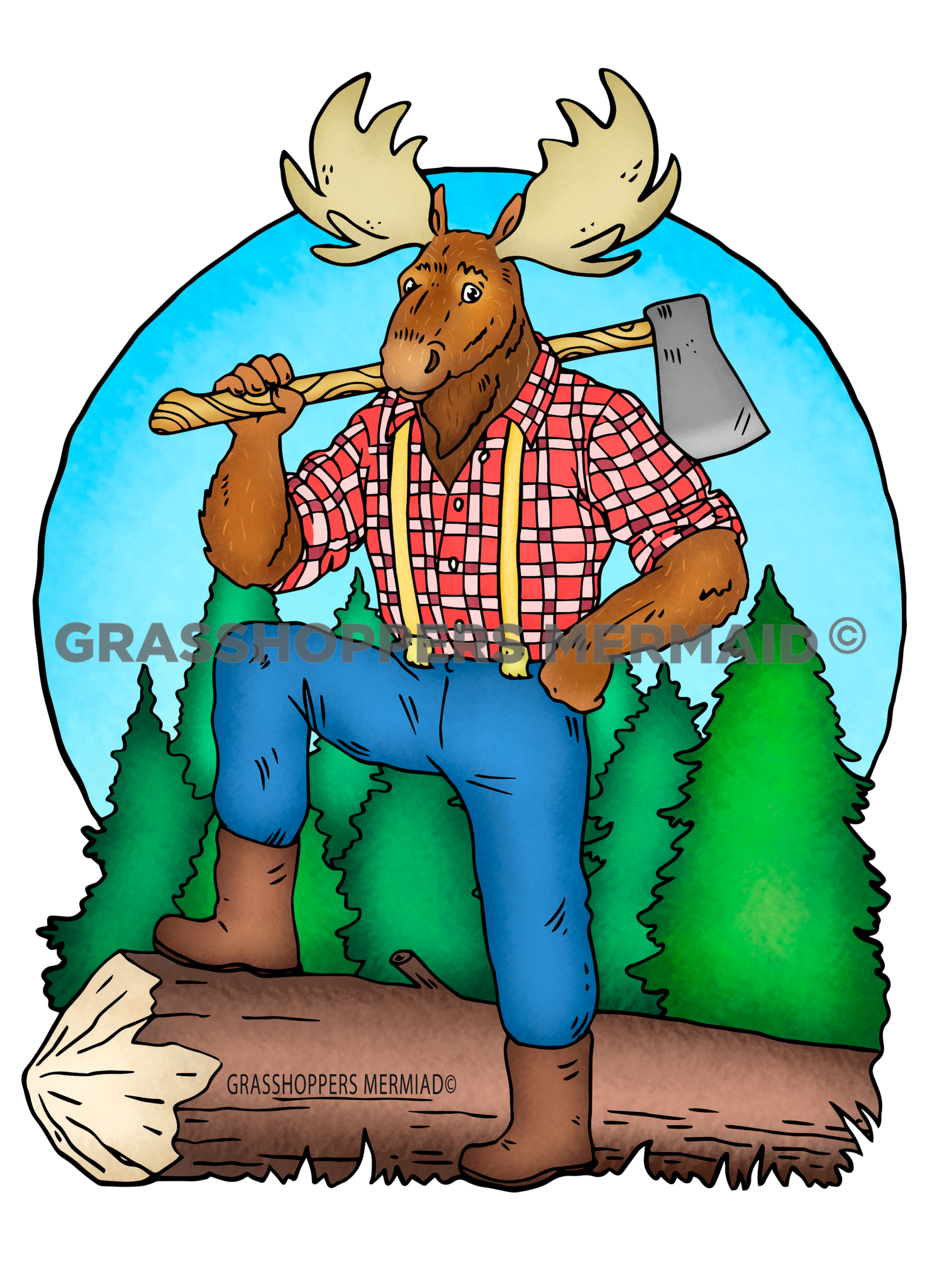 Lumberjack Moose