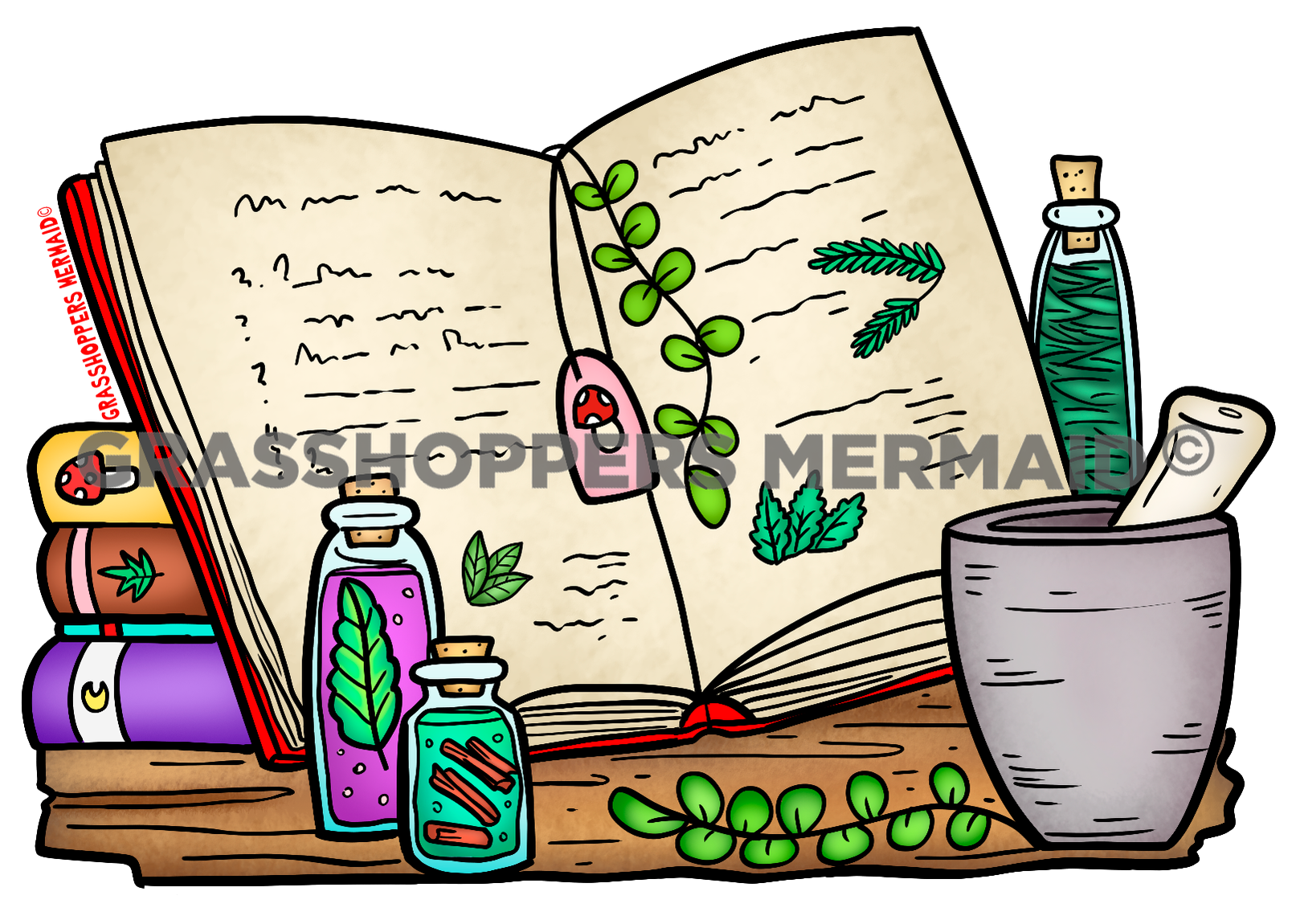 Magic Books & Herbs