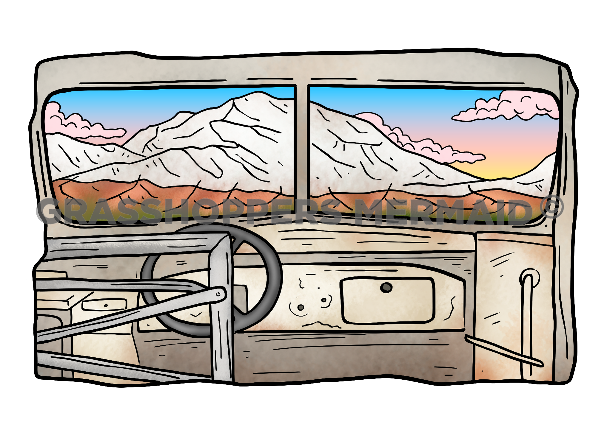 Magic Bus Denali Views