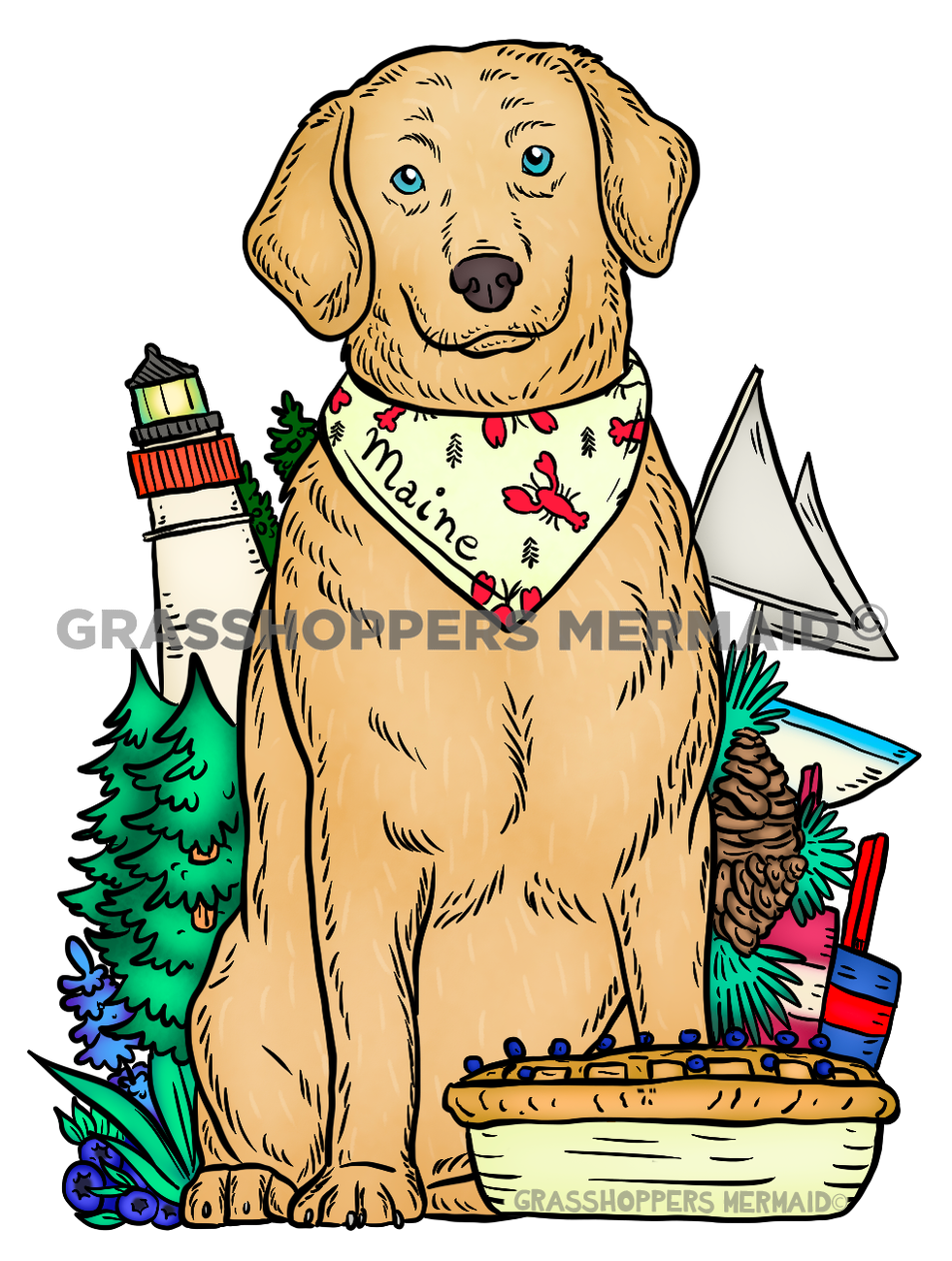 Maine Mascot Pup