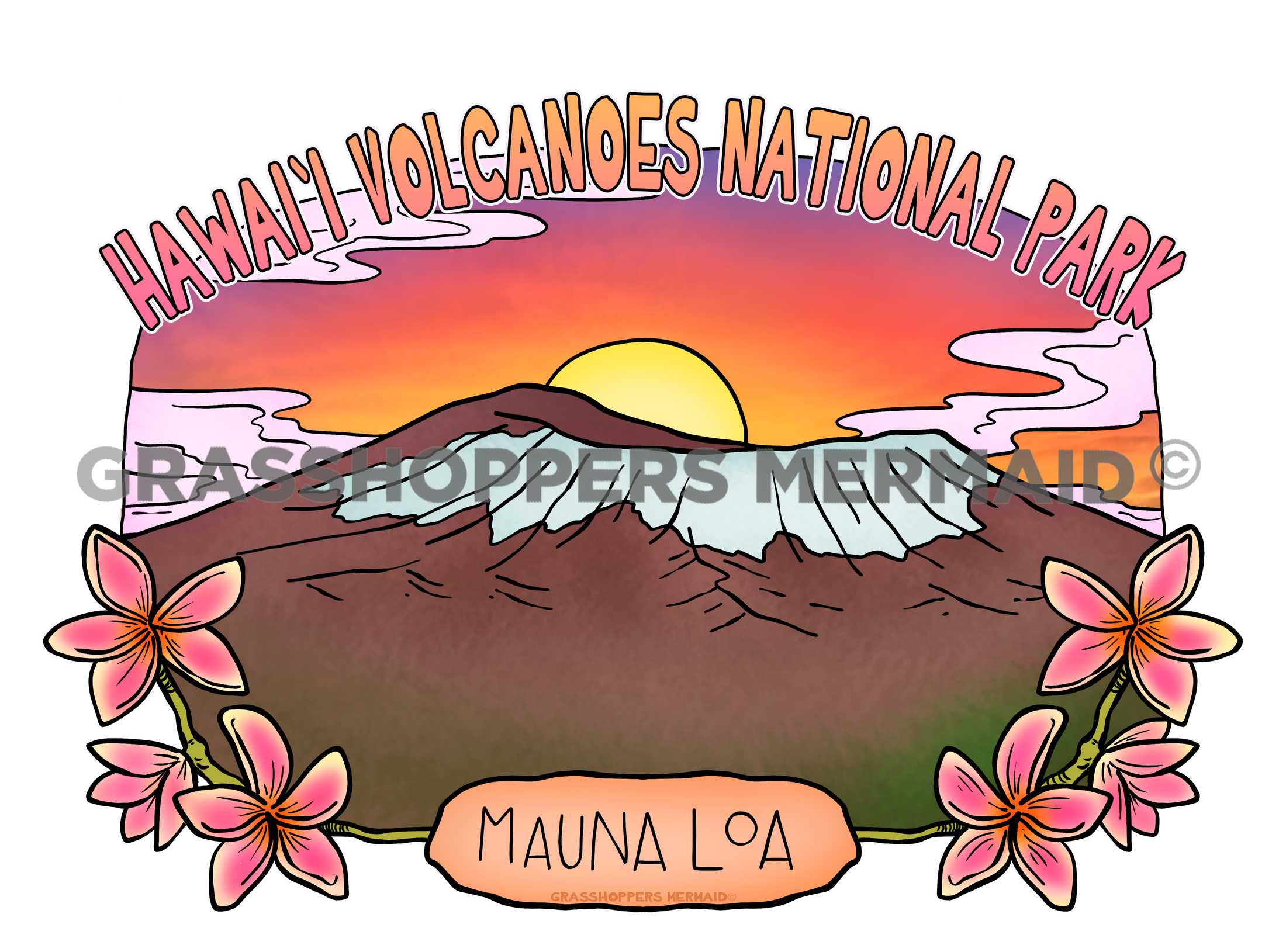 Mauna Loa at Sunset