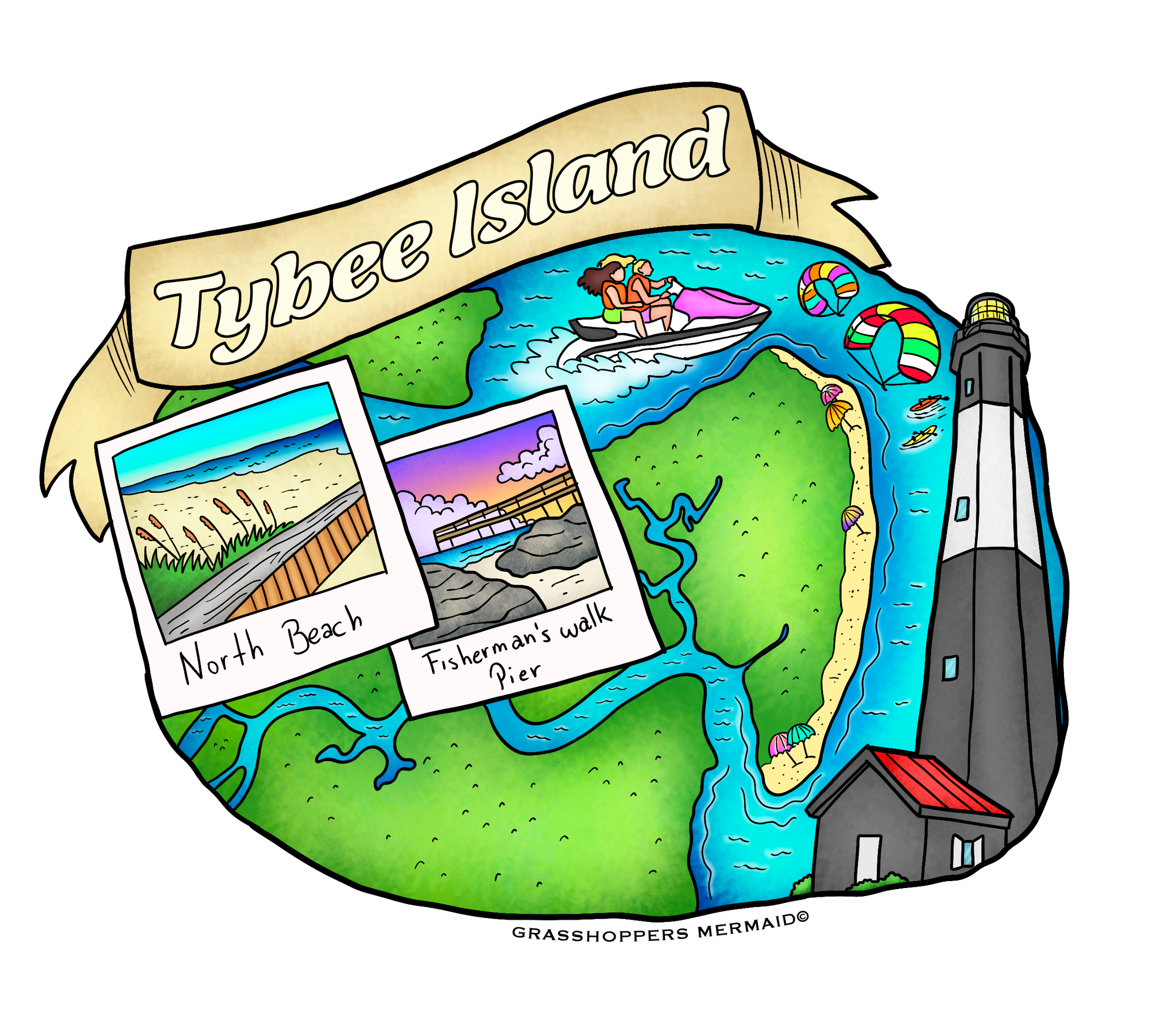 Tybee Island Map