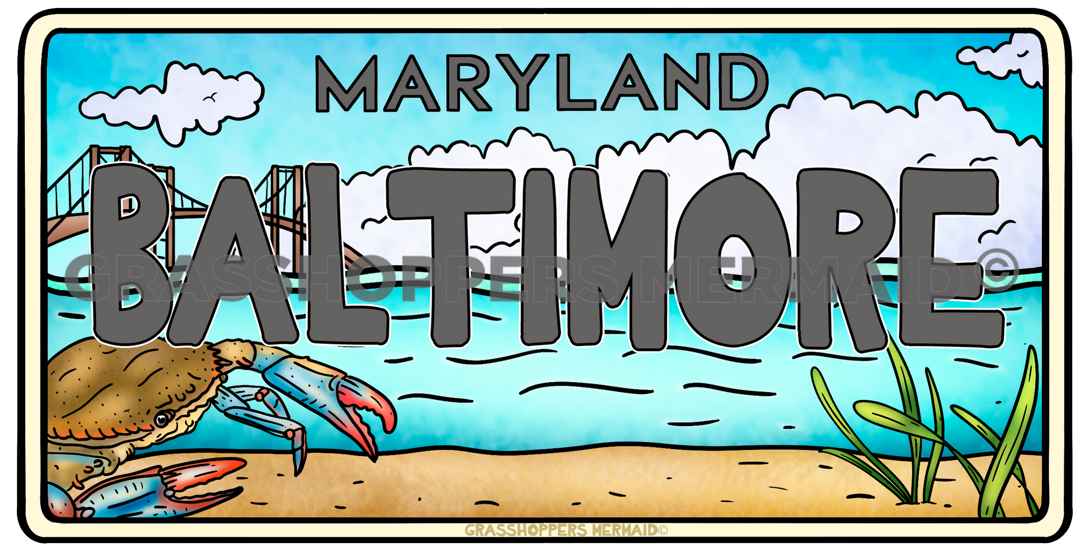 Maryland License Plate