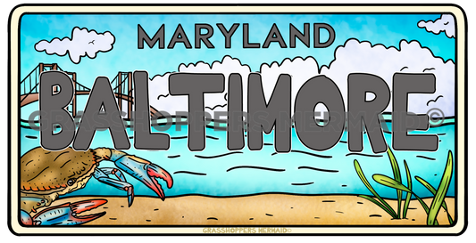 Maryland License Plate