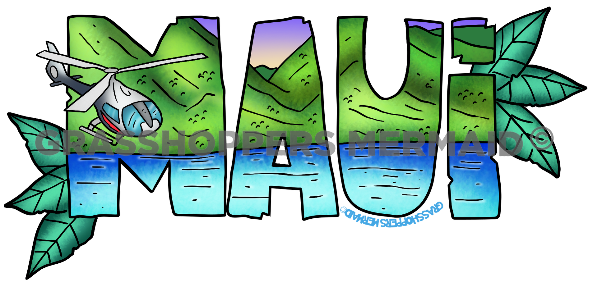Maui Beach Text