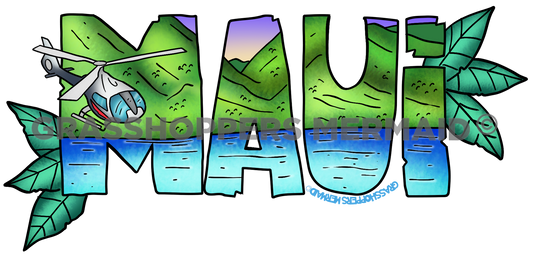 Maui Beach Text