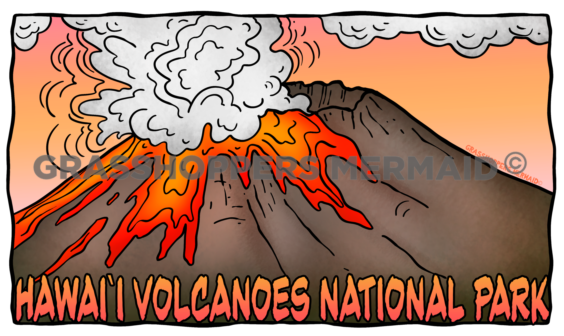 Mauna Loa Erupting