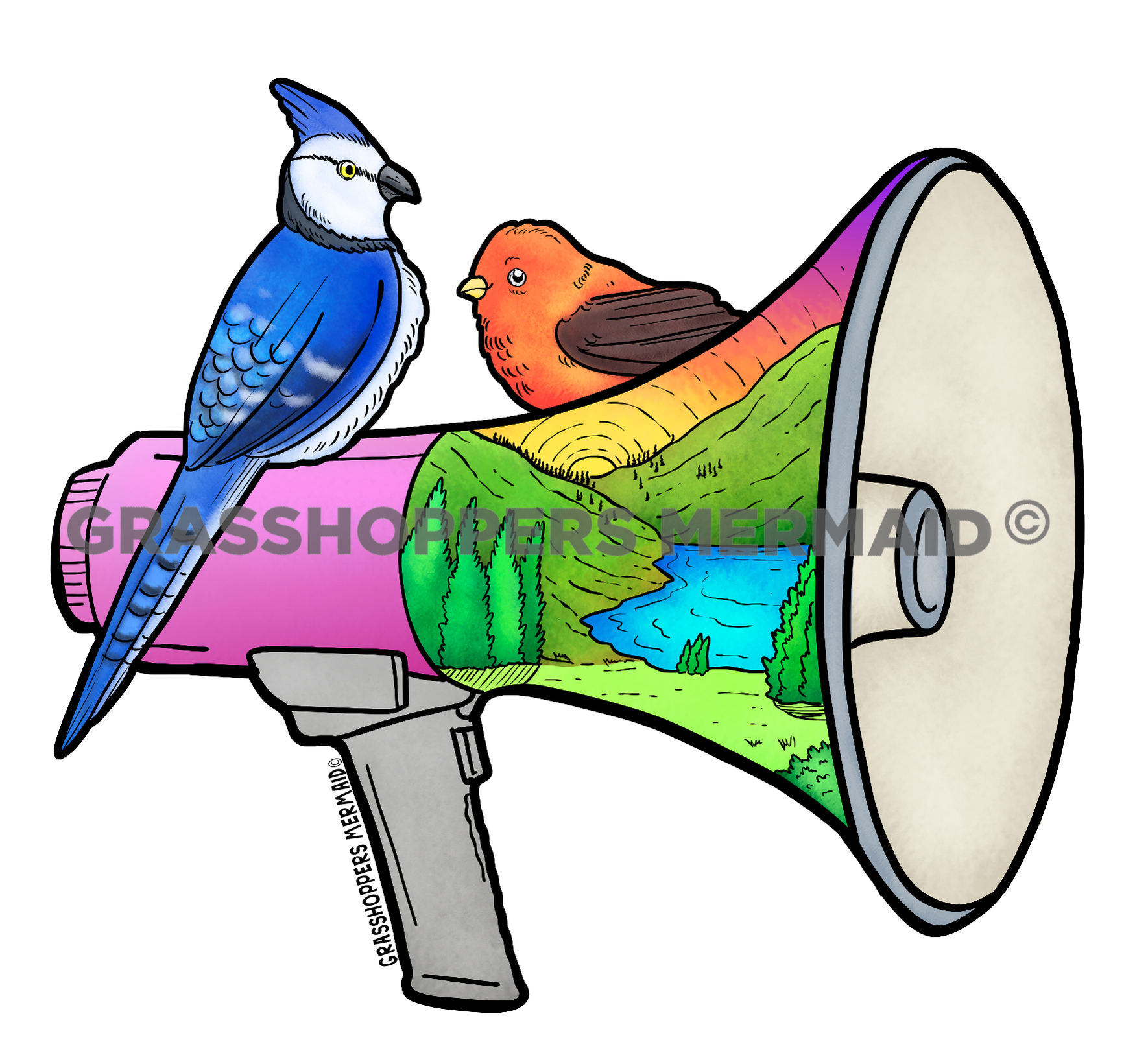 Megaphone Birds