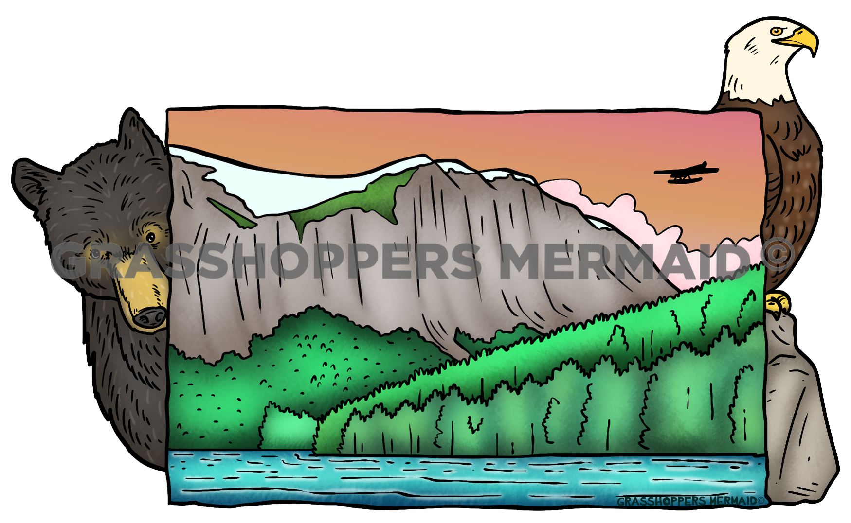 Misty Fjords Framed