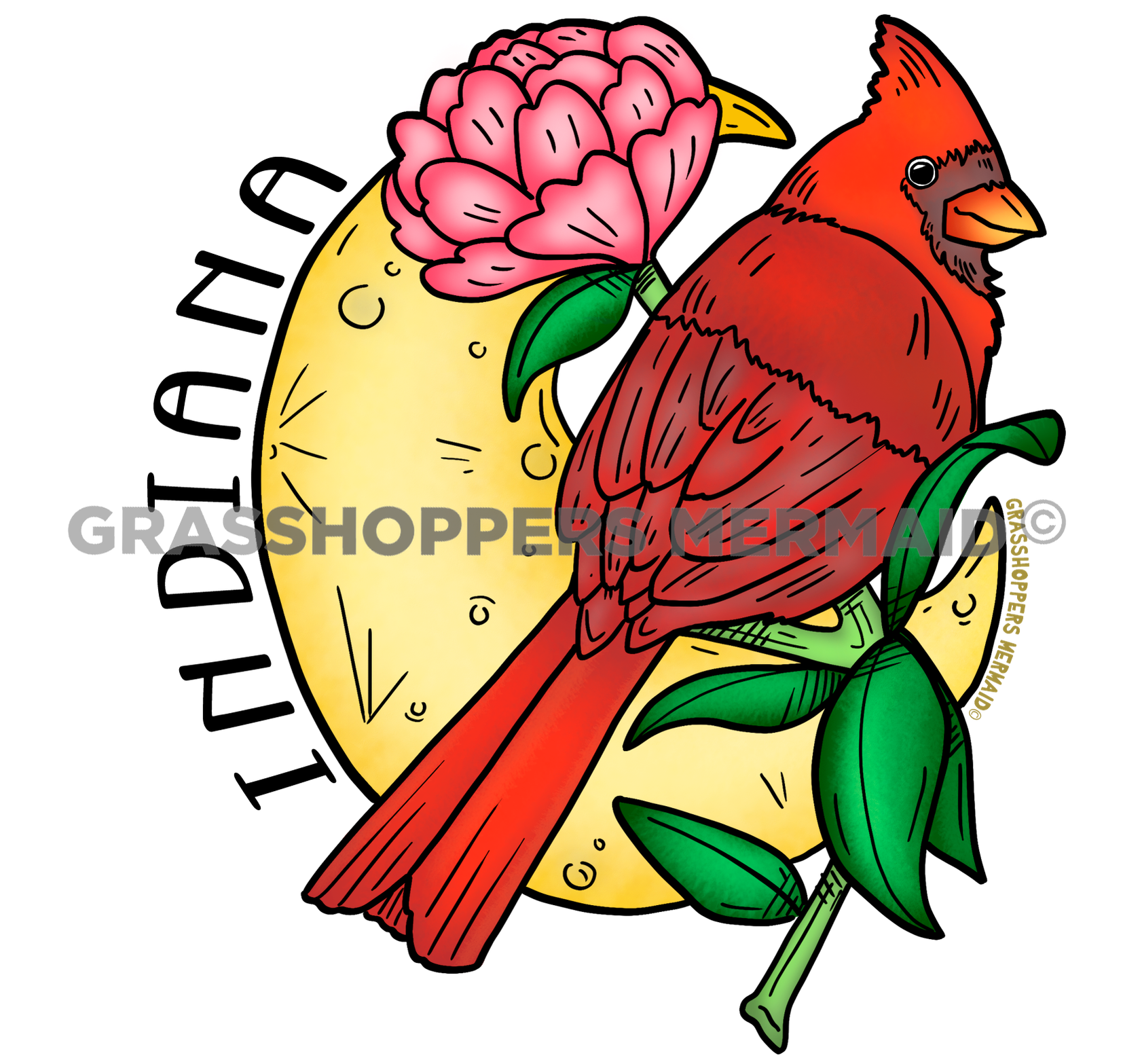 Moon Cardinal Peony