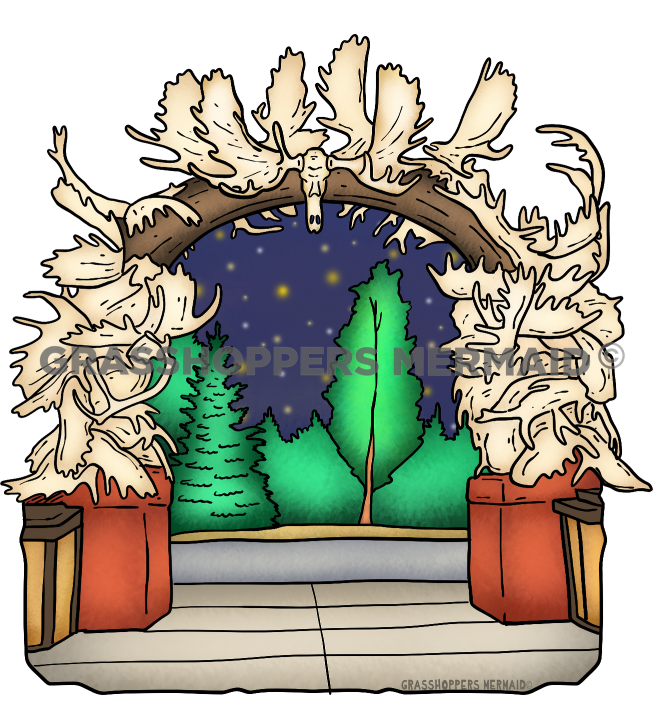 Moose Antler Arch