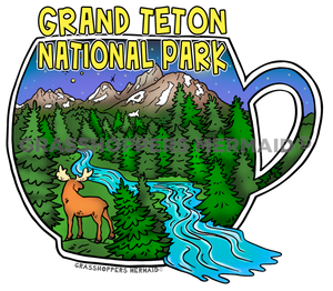 Moose River Grand Tetons Cup