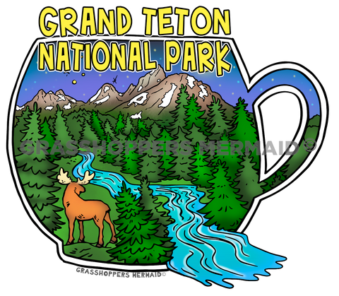 Moose River Grand Tetons Cup